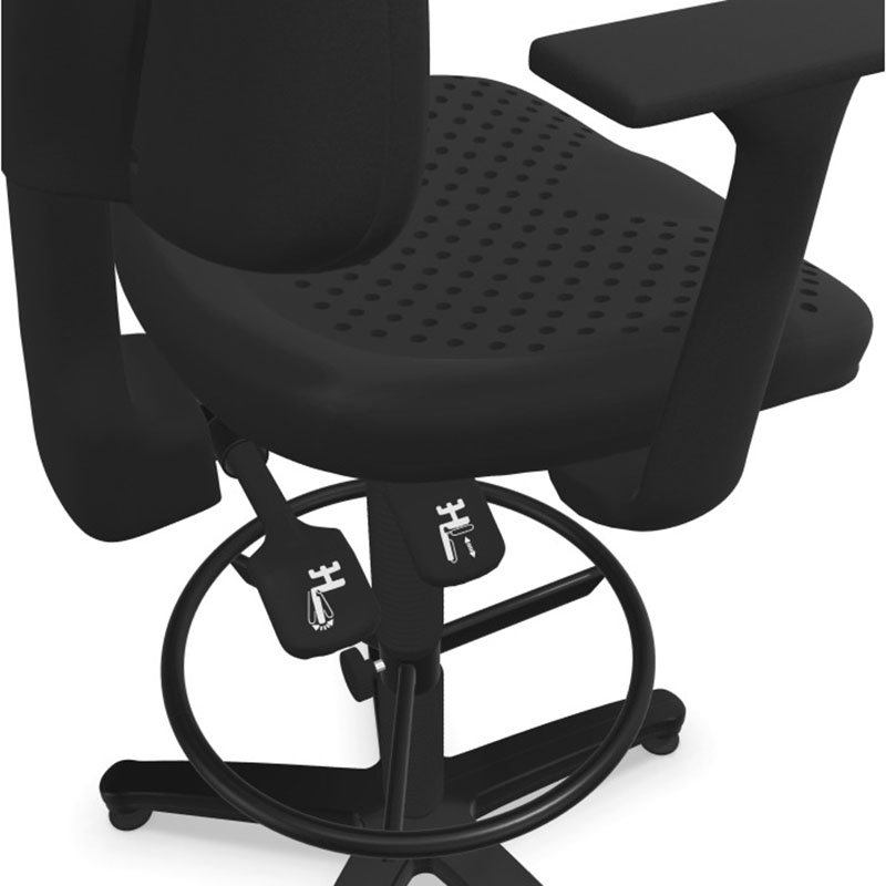 Висок работен стол Nowy Styl Labo RB-BL GTP